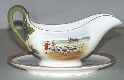 Sauce Boat with Stand c1930s